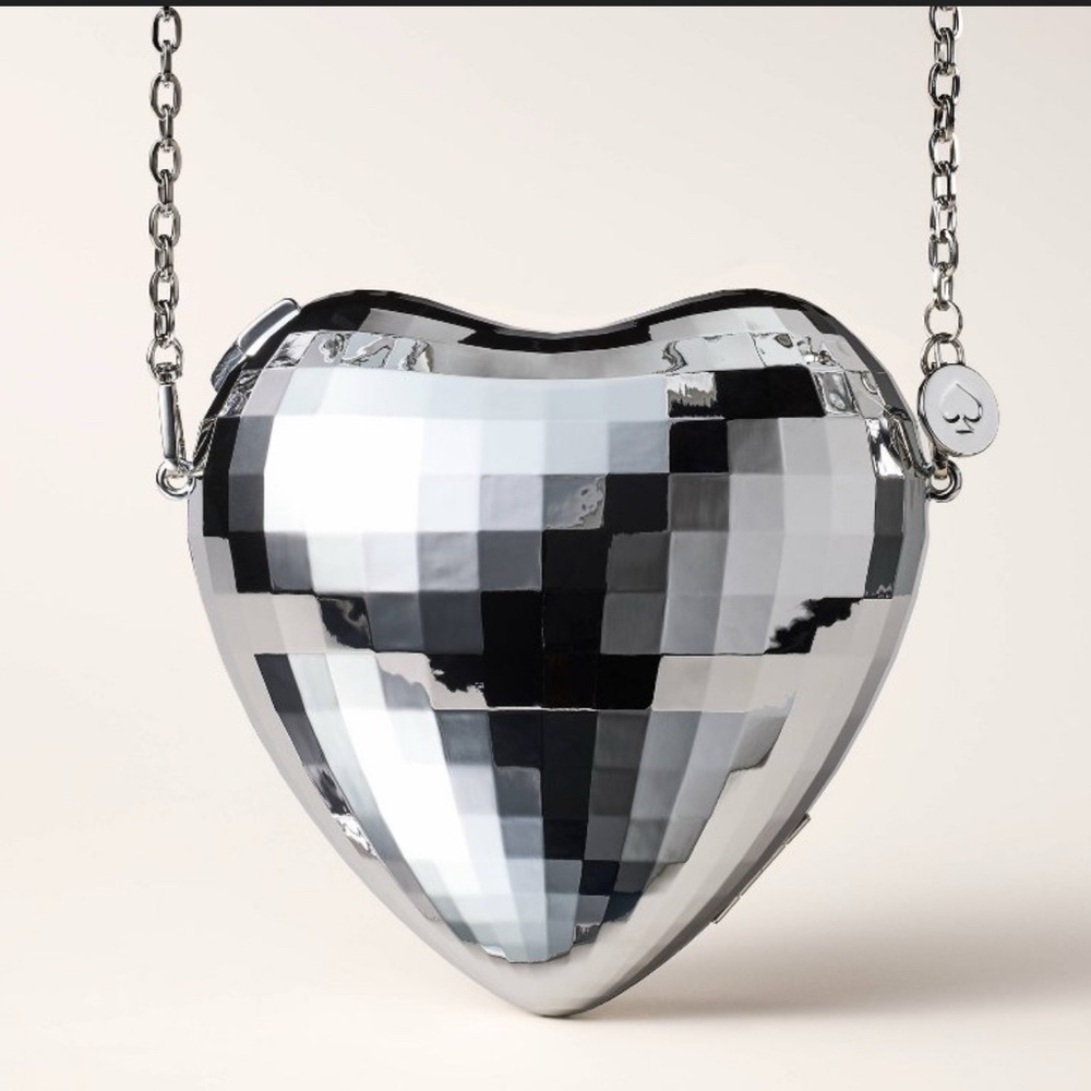 Kate Spade x Target Exclusive Rare Disco Heart Crossbody Purse NWT